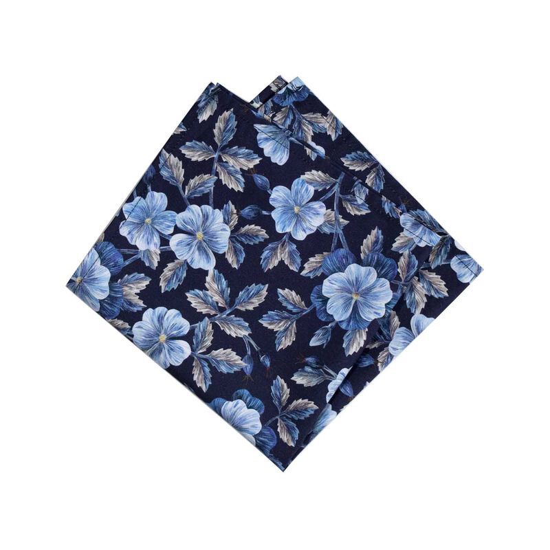Parisian with Liberty Embroidered Botanical Pocket Square image number 0